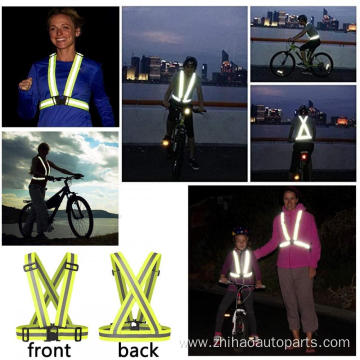 100% Polyester High Visibility Strap Vest